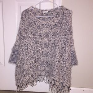 Black and white sweater